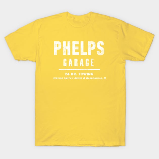 Phelps Garage T-Shirt by AnimalatWork